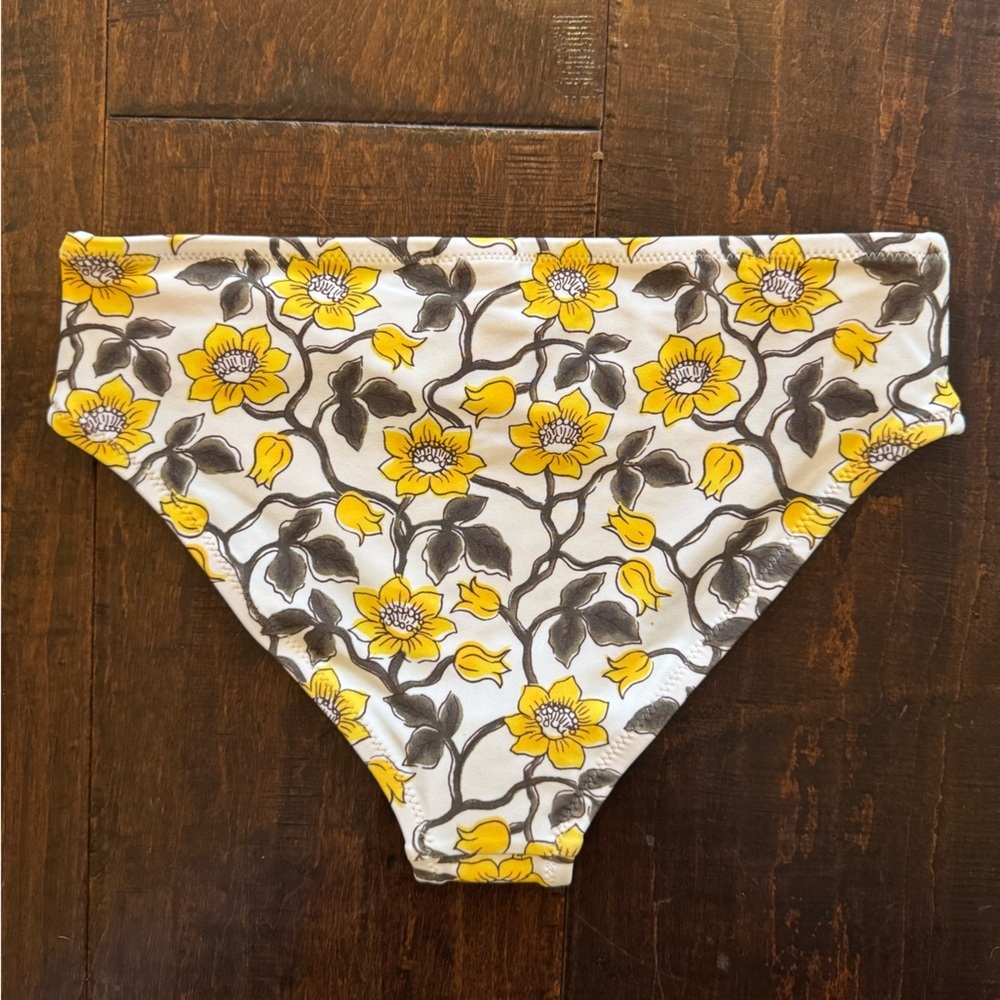 NWOT Crewcuts Rickrack Swimsuit Floral Bottoms Girls Size 10 - Picture 3 of 4